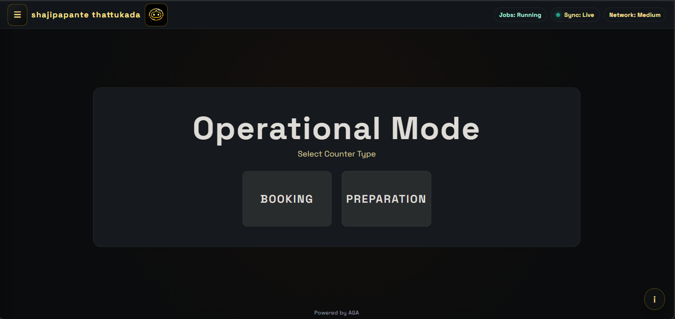Role selection screen preview